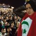 2016-10-30 20:17:01 A protester holds the flag of the Rif Republic as protesters shout slogans in the northern city of Al Hoceima on October 30, 2016, following the death of fishmonger Mouhcine Fikri, who was crushed to death on October 28 in a rubbish truck in Al Hoceima, as he reportedly tried to protest against a municipal worker seizing and destroying his wares.  
Thousands of Moroccans on October 30 attended the funeral of the fishmonger whose gruesome death in a rubbish truck crusher has caused outrage across the North African country. An image of his inert body -- head and arm sticking out from under the lorry's crushing mechanism -- went viral on social media, sparking calls for protests nationwide including in the capital Rabat.  / AFP PHOTO / FADEL SENNA